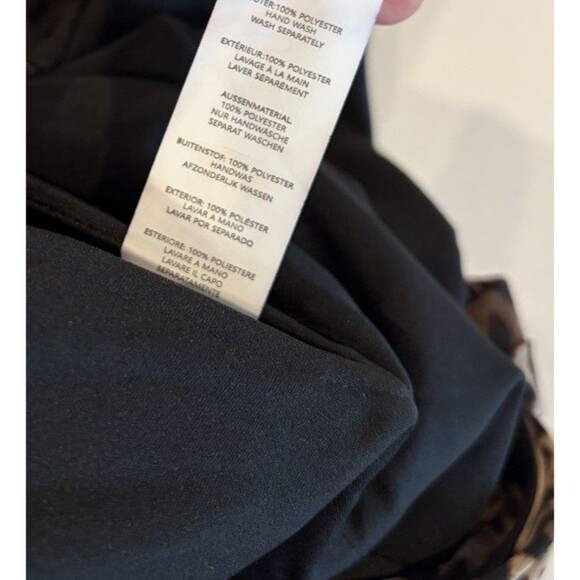 Nasty Gal Animal Print One Shoulder Organza Jumpsuit Size 6 NWT - Picture 7 of 7